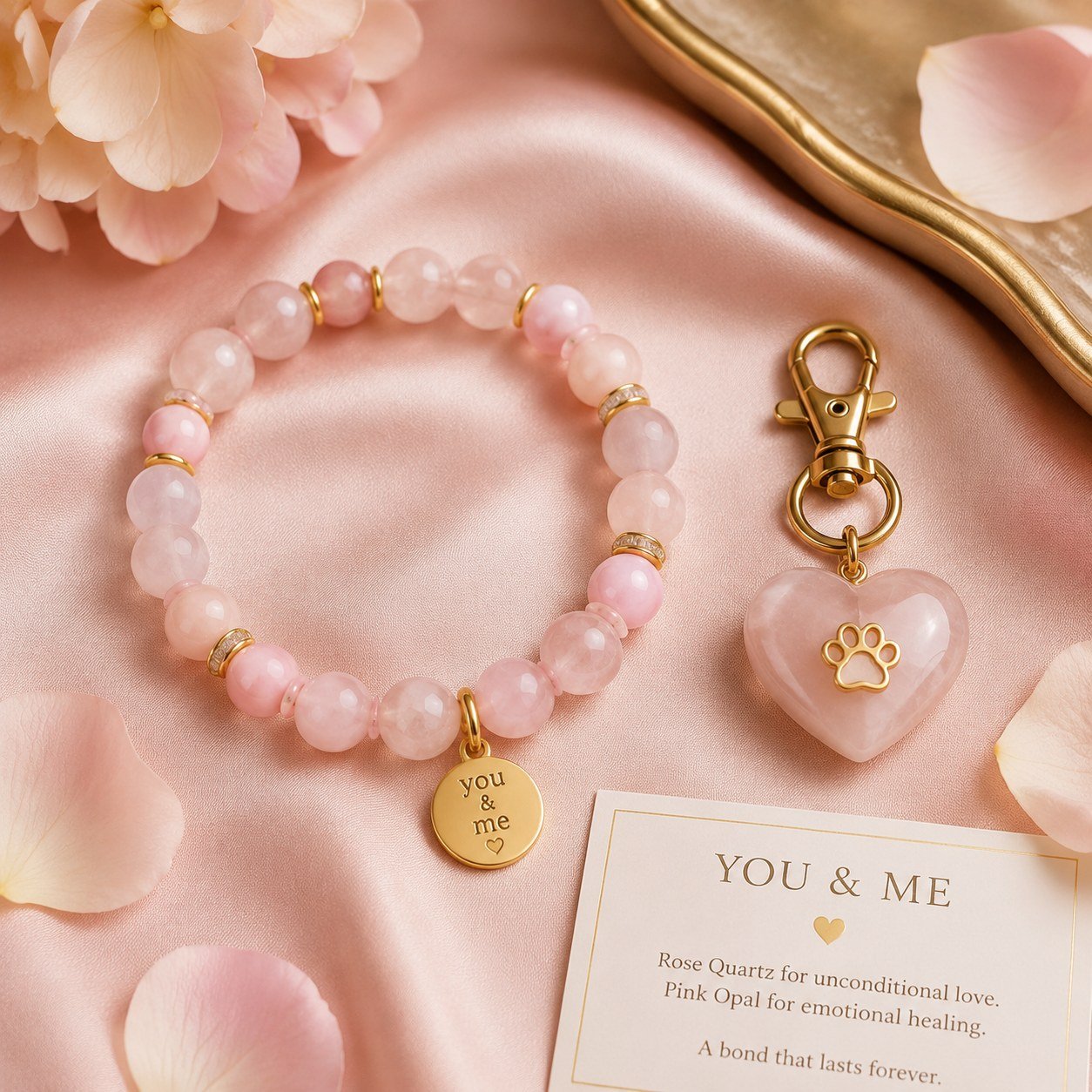 Heart Bond — Rose Bonded Charm