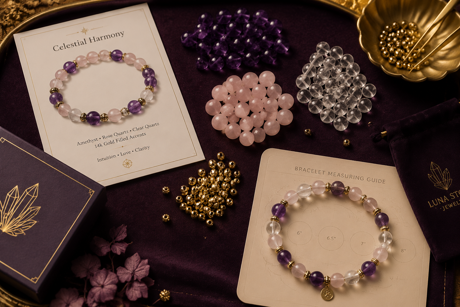 DIY bracelet builder customer mockup