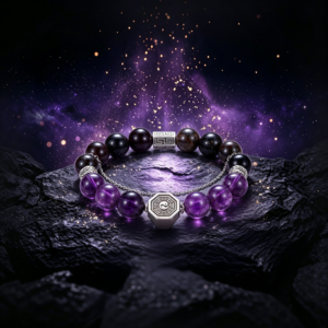 Mystic Guardian Bracelet — Bagua Protection, Amethyst Wisdom & Spiritual Healing