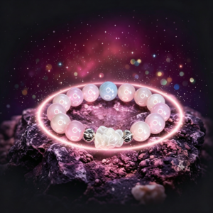 Rose Quartz Spirit Fox Bracelet | Love, Luck & Magnetic Confidence Jewelry for Women